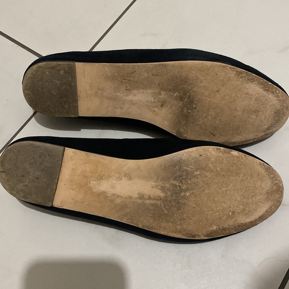 J. Crew black suede flats, size 8.5 - Picture 4 of 5